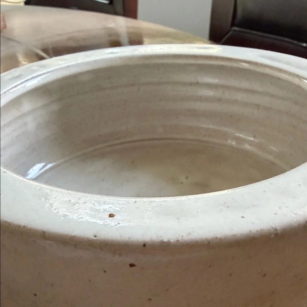 West Elm Glass and White Ceramic Base Candle Holder